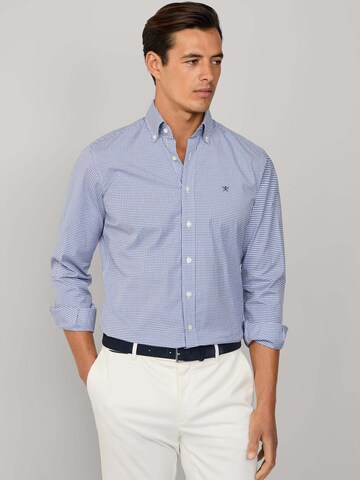 Slim fit Camicia 'Ess' di Hackett London in blu