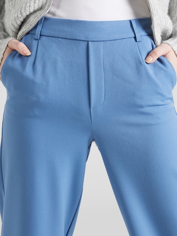 VILA Wide Leg Bundfaltenhose 'VARONE' in Blau