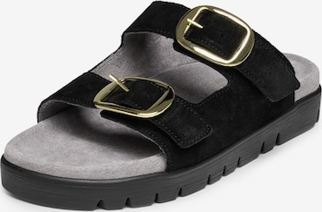 VITAFORM Muiltjes in Zwart: voorkant