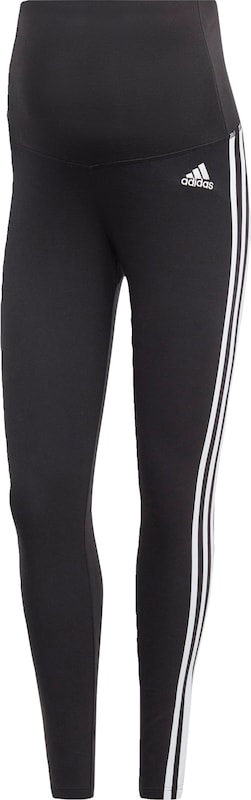 ADIDAS SPORTSWEAR Skinny Sporthose in Schwarz ADIDAS SPORTSWEAR Skinny Sporthose in Schwarz