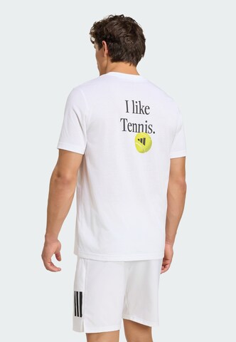 ADIDAS PERFORMANCE Functioneel shirt in Wit: voorkant