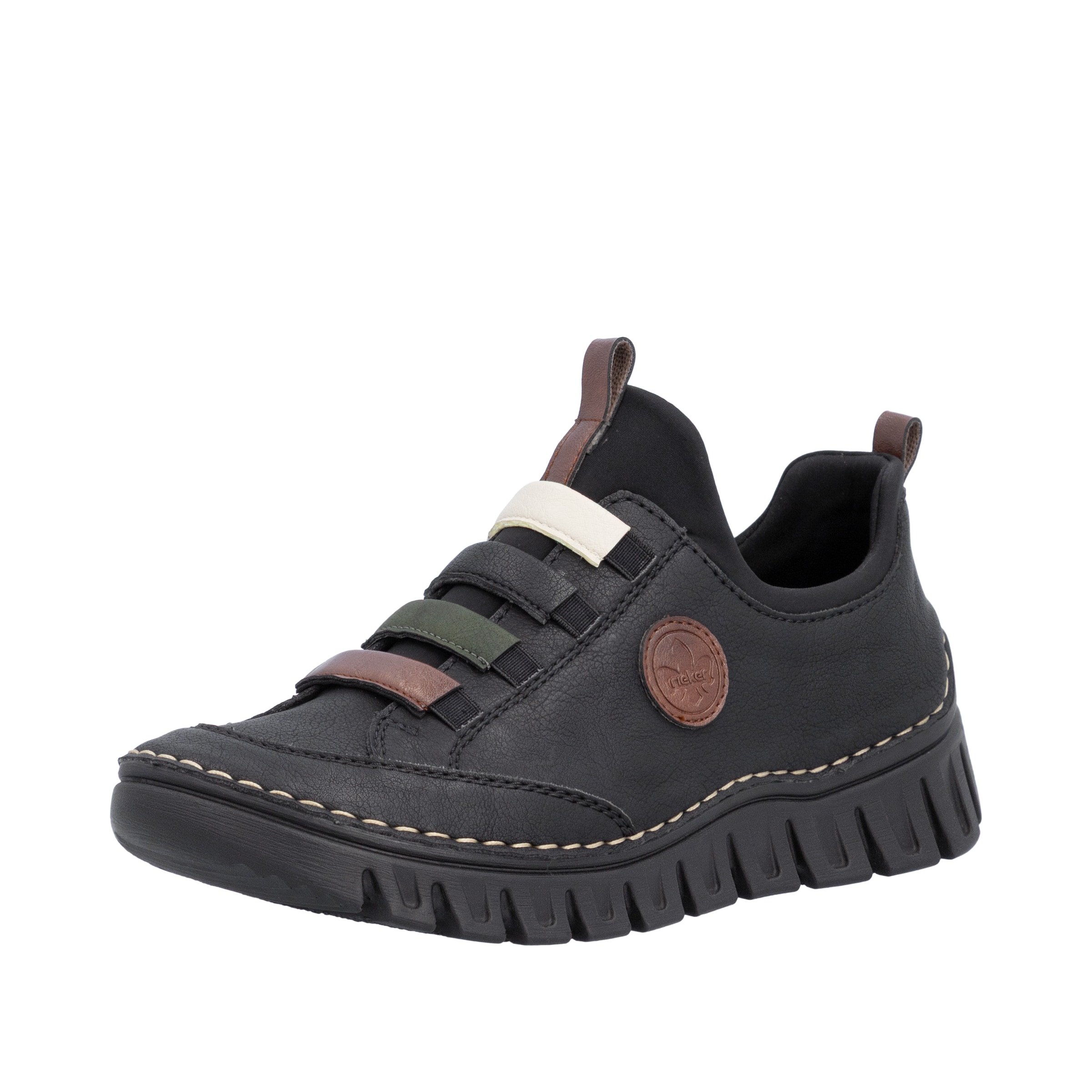 Rieker Sneakers in Black: front