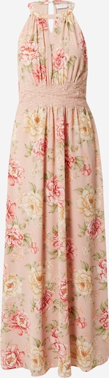 VILA Kleid 'MILINA' in grasgrün / pink / grenadine, Produktansicht