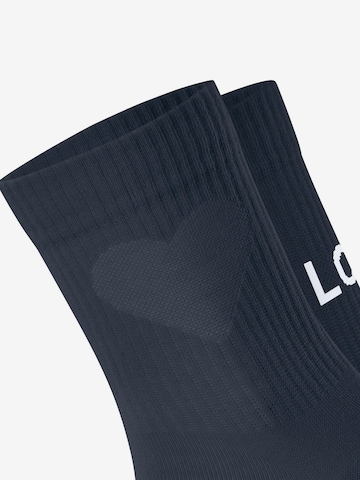 ESPRIT Socks 'Heart & Love 2-Pack' in Blue: front