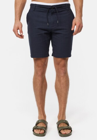 Regular Pantalon 'Caro' INDICODE JEANS en bleu : devant