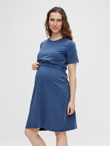 MAMALICIOUS Dress 'Vika' in Blue: front