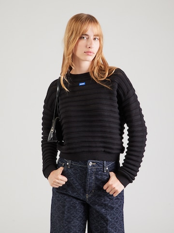 Pullover 'Slummya_B' di HUGO in nero: frontale