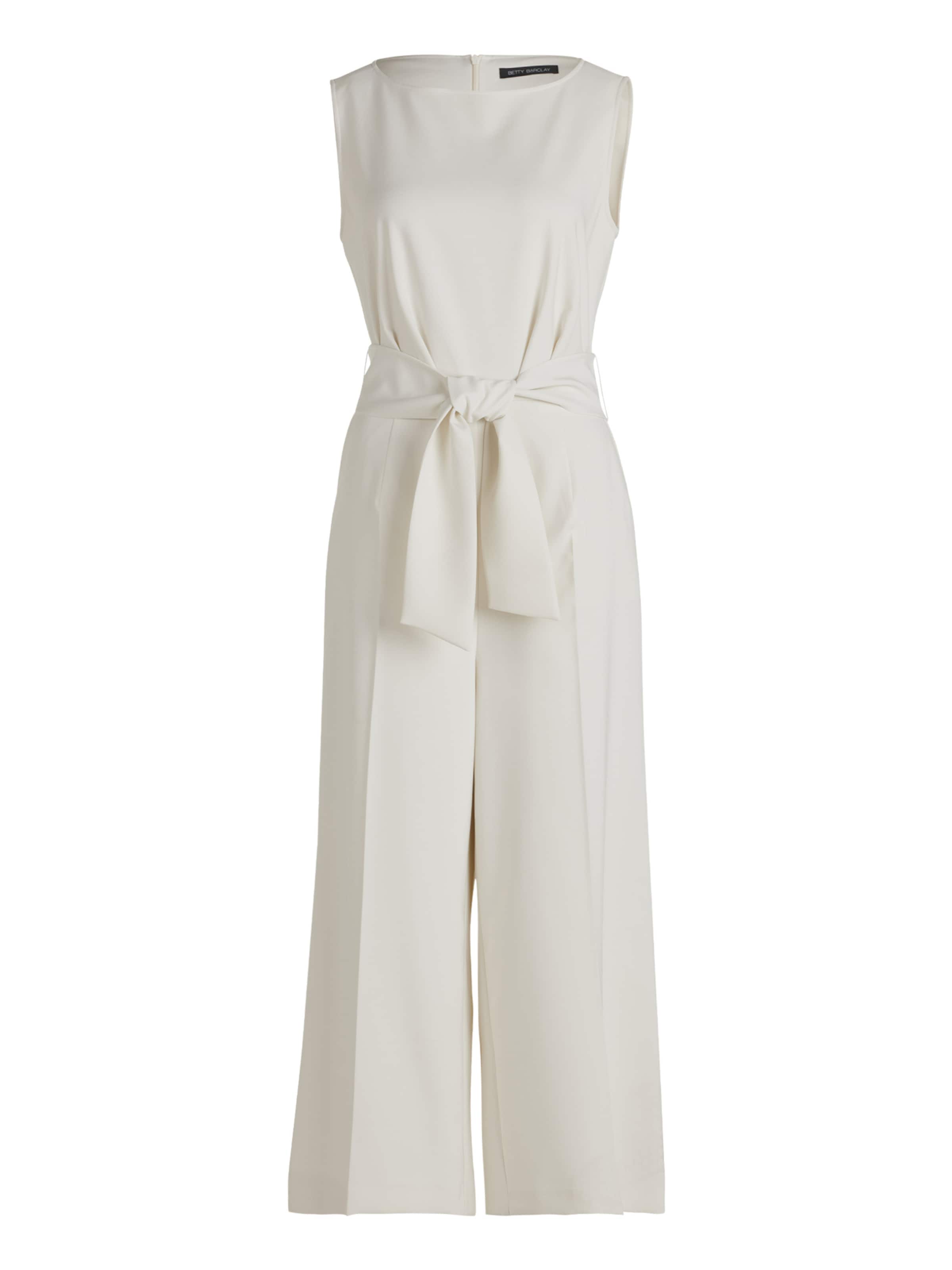 Tuta jumpsuit di Betty Barclay in bianco: frontale