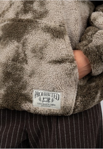 Giacca di pile 'Highland' di Prohibited in beige
