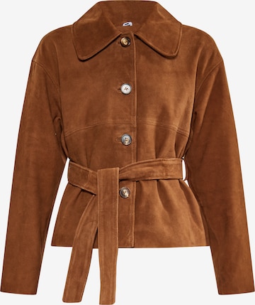 DreiMaster Vintage - Abrigo de entretiempo en marrón: frente