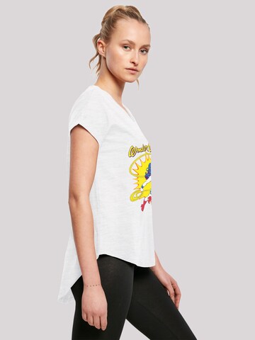 F4NT4STIC Shirt 'Wonder Woman Leap' in Wit