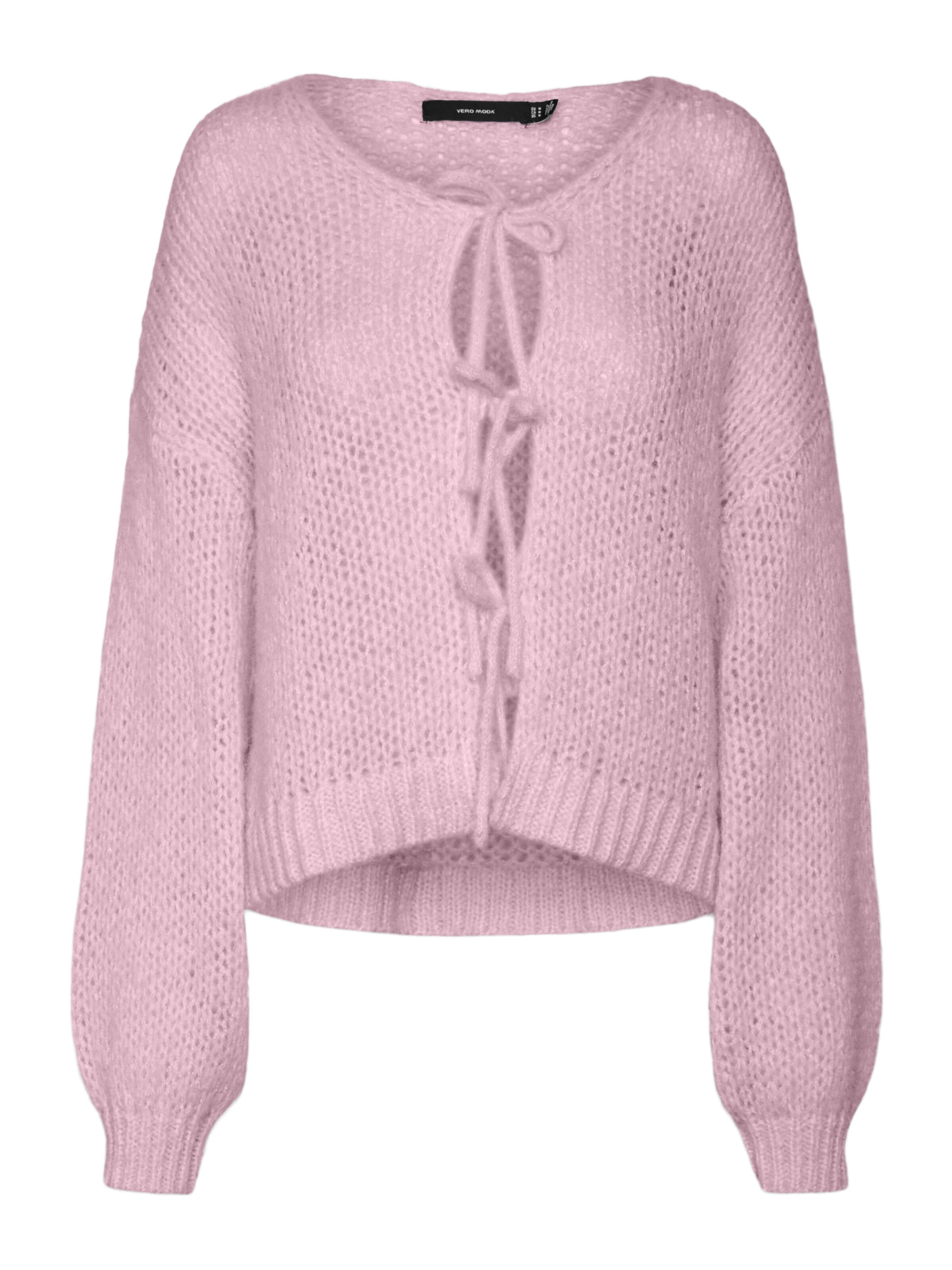 Vero Moda Petite Knit cardigan 'VMALOA' in Pink: front