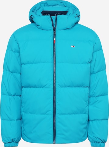 Tommy Jeans Winter Jacket in Blue: front