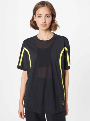 Tricou funcțional 'Truepace Loose' de la ADIDAS BY STELLA MCCARTNEY pe negru: față