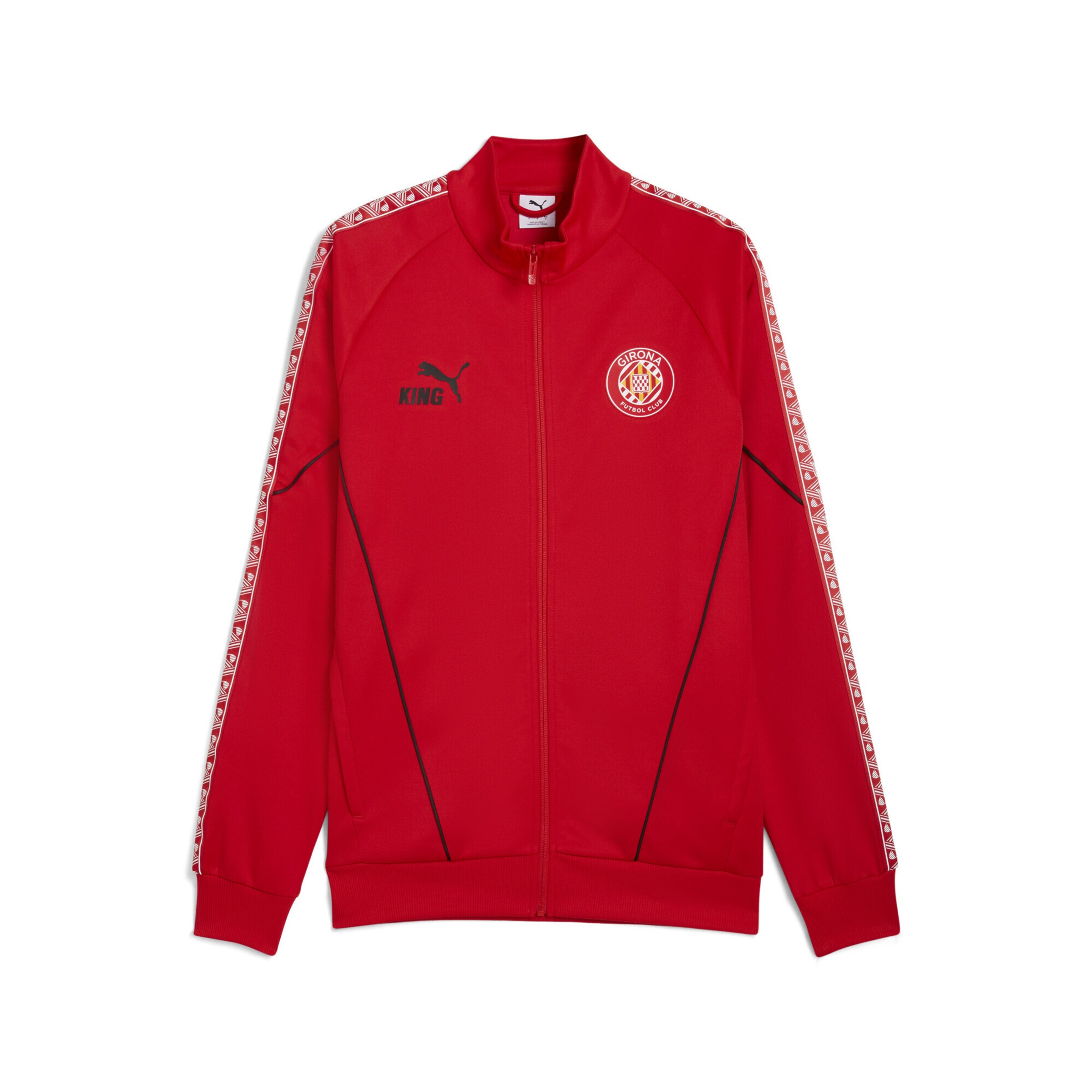 PUMA Trainingsjack 'Girona FC KING Anthem' in Rood: voorkant