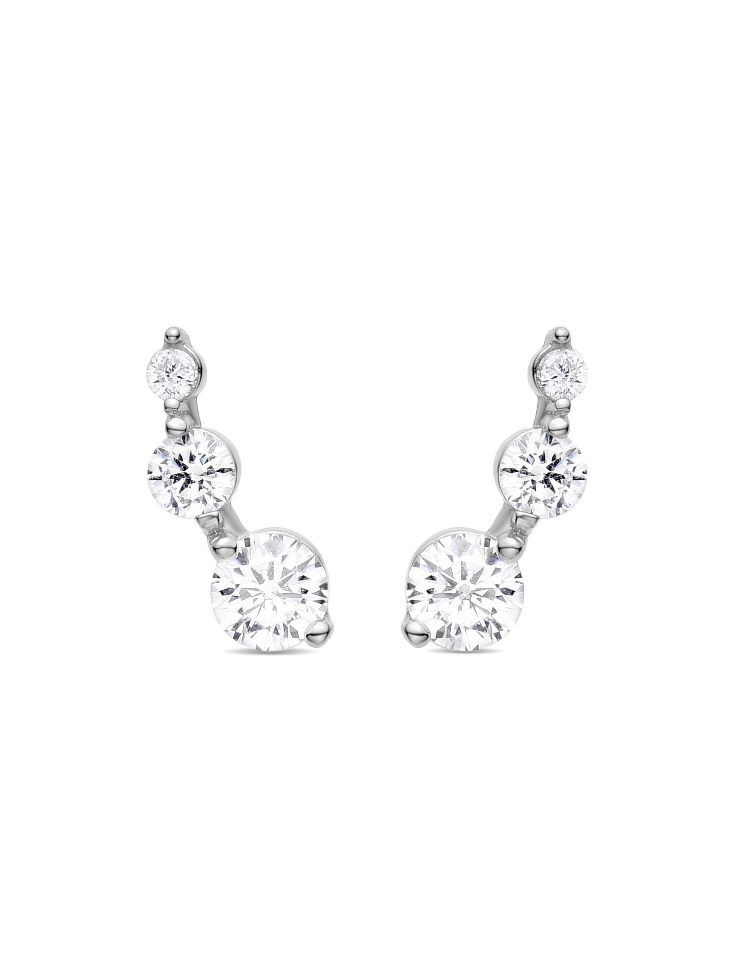 Luxenter Øreringe 'Lyar' i sølv: forside