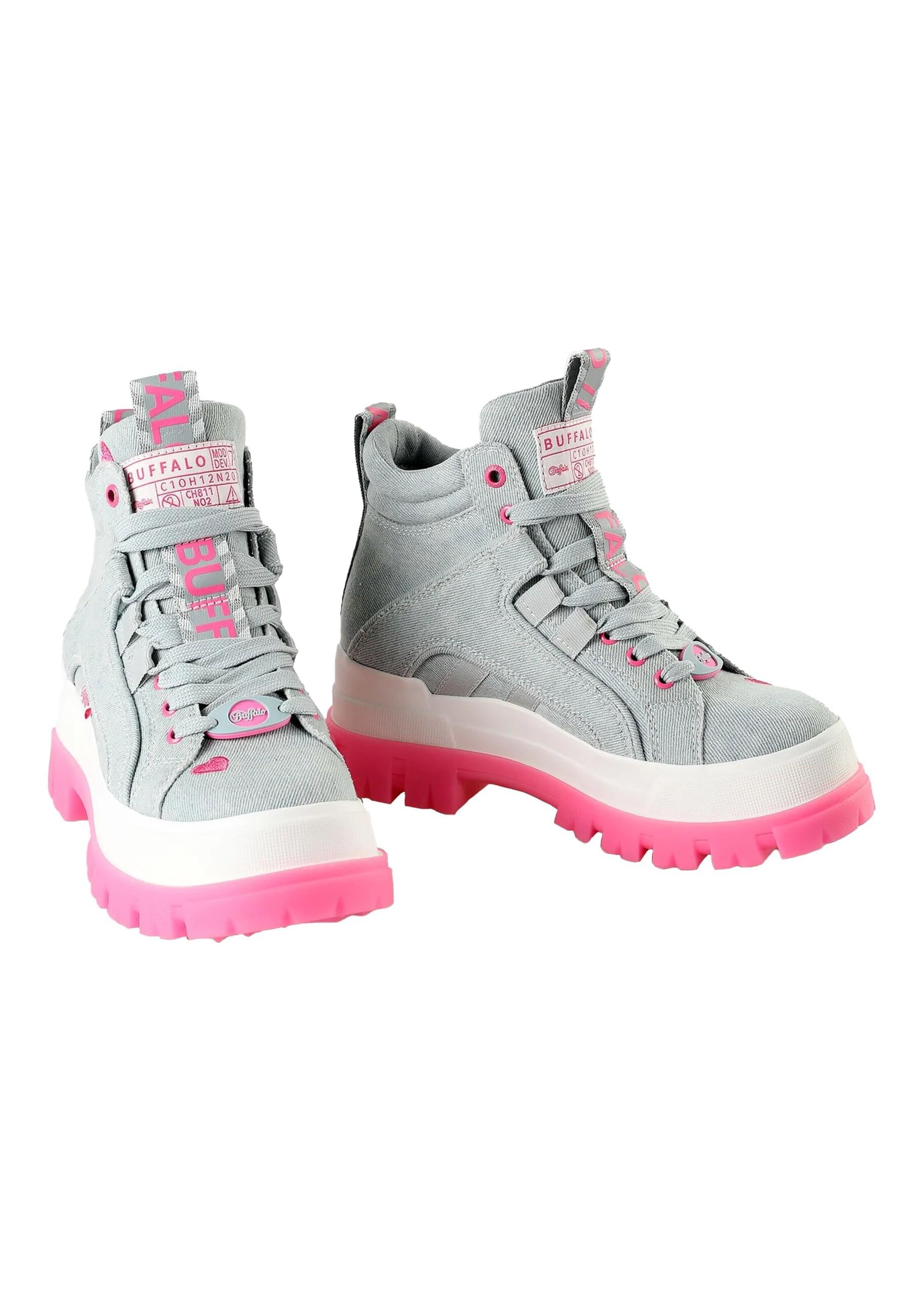 BUFFALO Lace-up bootie 'Aspha NC' in Blue