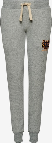 Pantalon 'Vintage Collegiate' Superdry en gris : devant