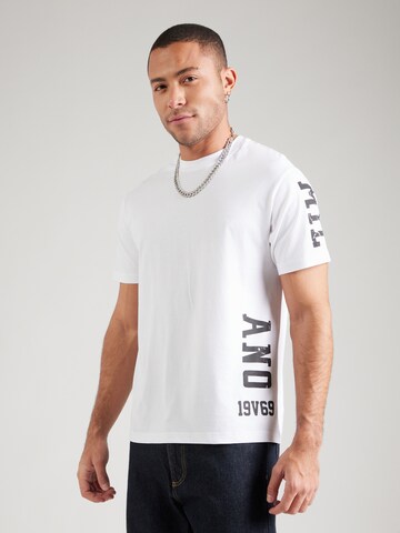 19V69 ITALIA Shirt 'Tamaro' in Wit: voorkant