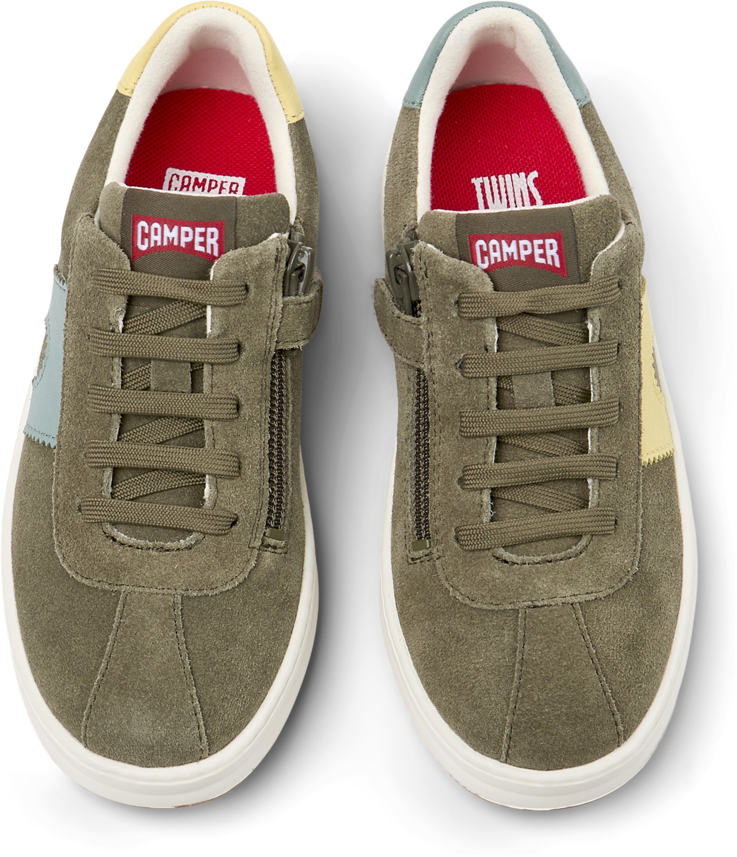 CAMPER Sneakers 'Runner Four Twins' in Groen