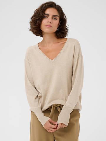 Pullover 'KAlizza Mai' di Kaffe in beige: frontale