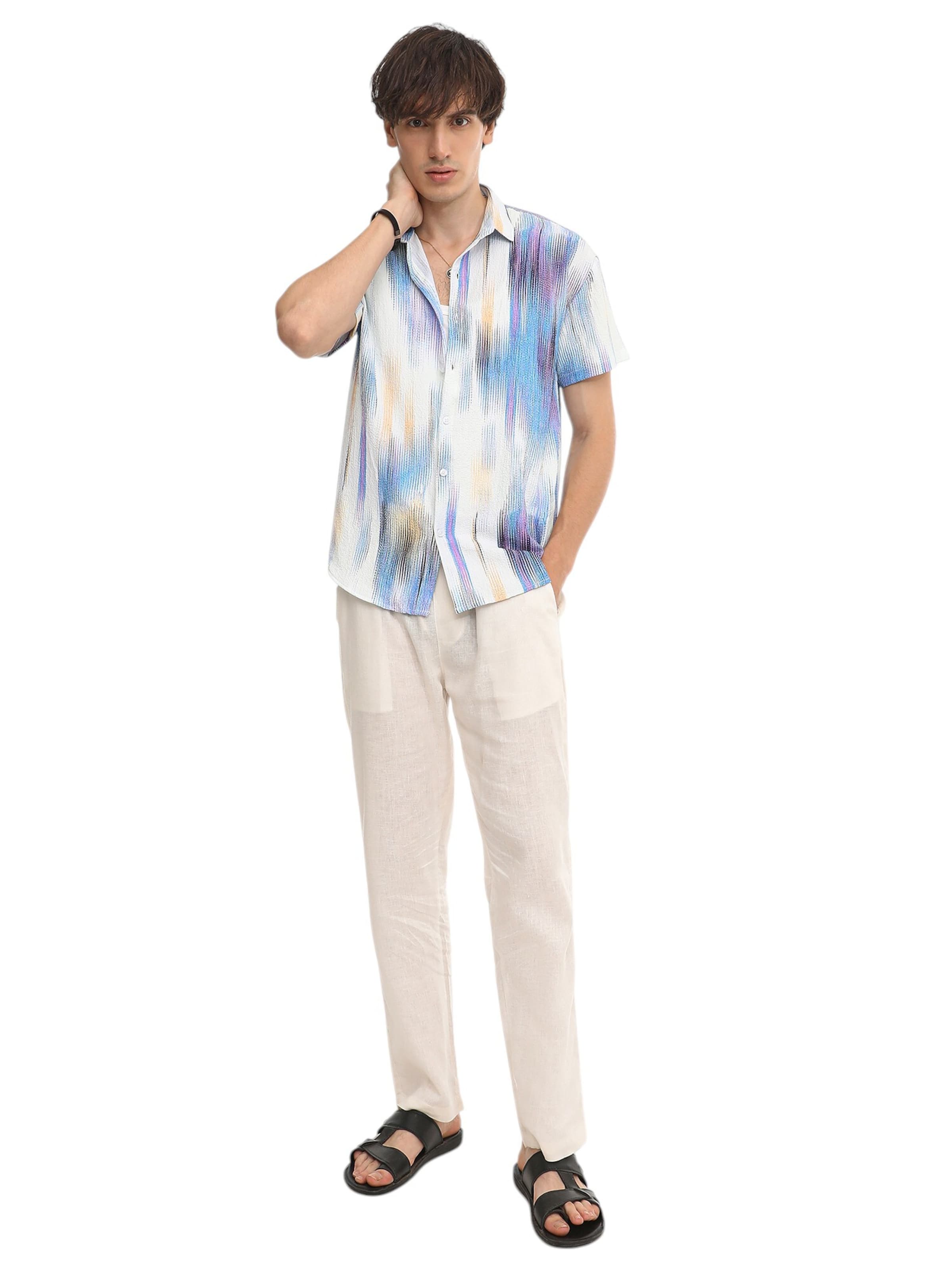 Campus Sutra Regular fit Overhemd 'Tilda' in Wit