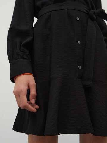 EDITED Shirt Dress 'Hanka' in Black