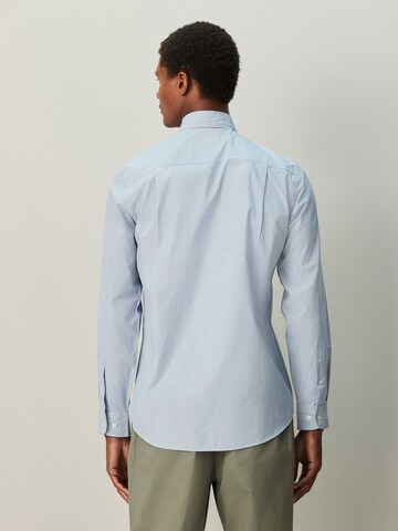 Next Regular fit Button Up Shirt in Blue