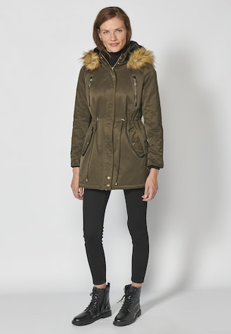 KOROSHI Between-seasons parka in Green