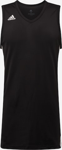 ADIDAS PERFORMANCE Λειτουργικό μπλουζάκι σε μαύρο: μπροστά