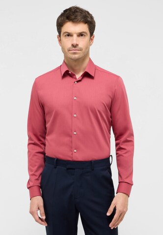 ETERNA Slim fit Business shirt in Red: front