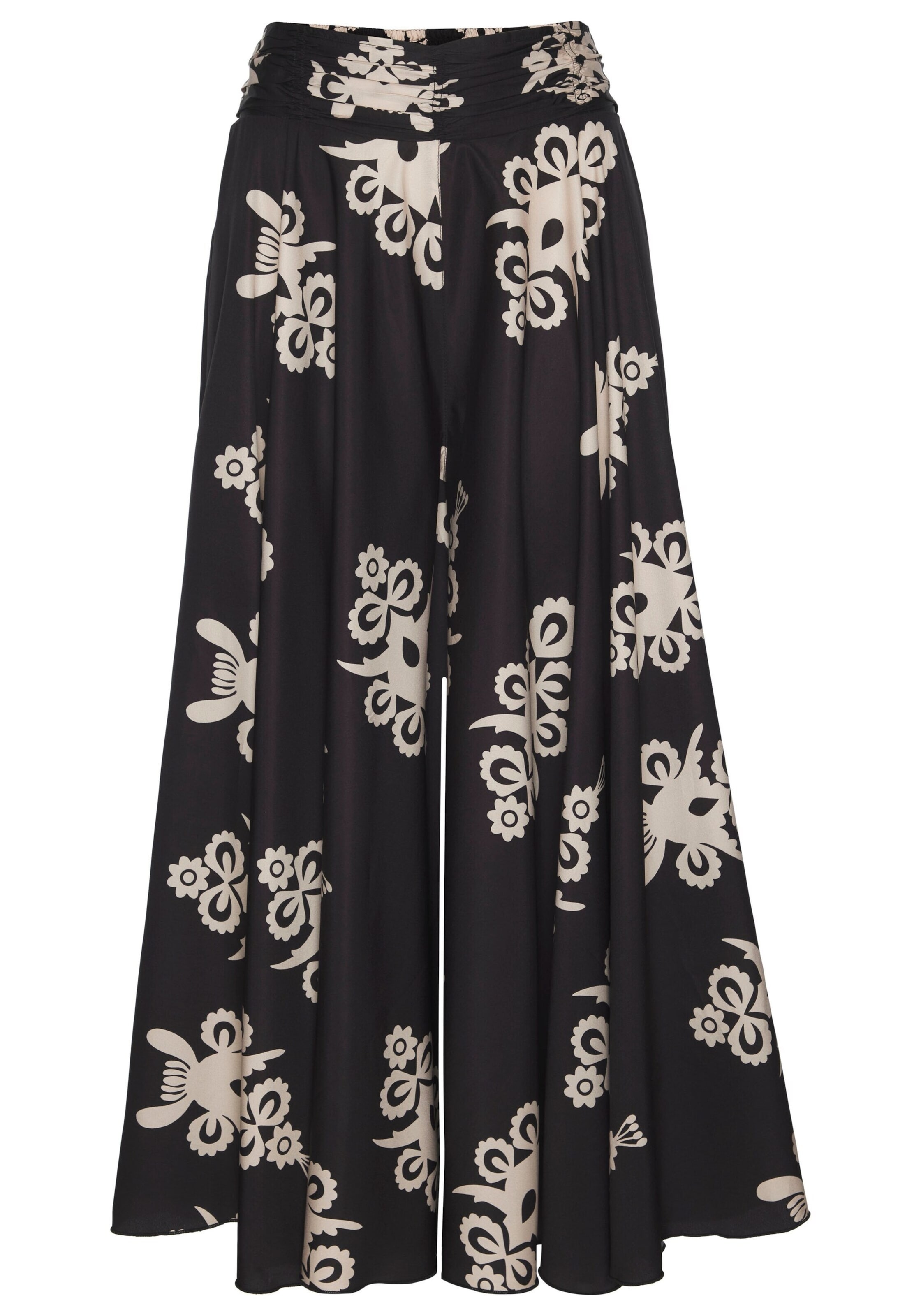 LASCANA Wide leg Pants in Black: front