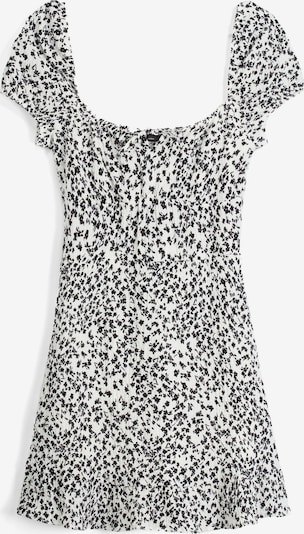 Bershka Šaty - černá / bílá, Produkt