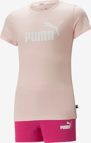 rožinė PUMA Treniruočių kostiumas: priekis