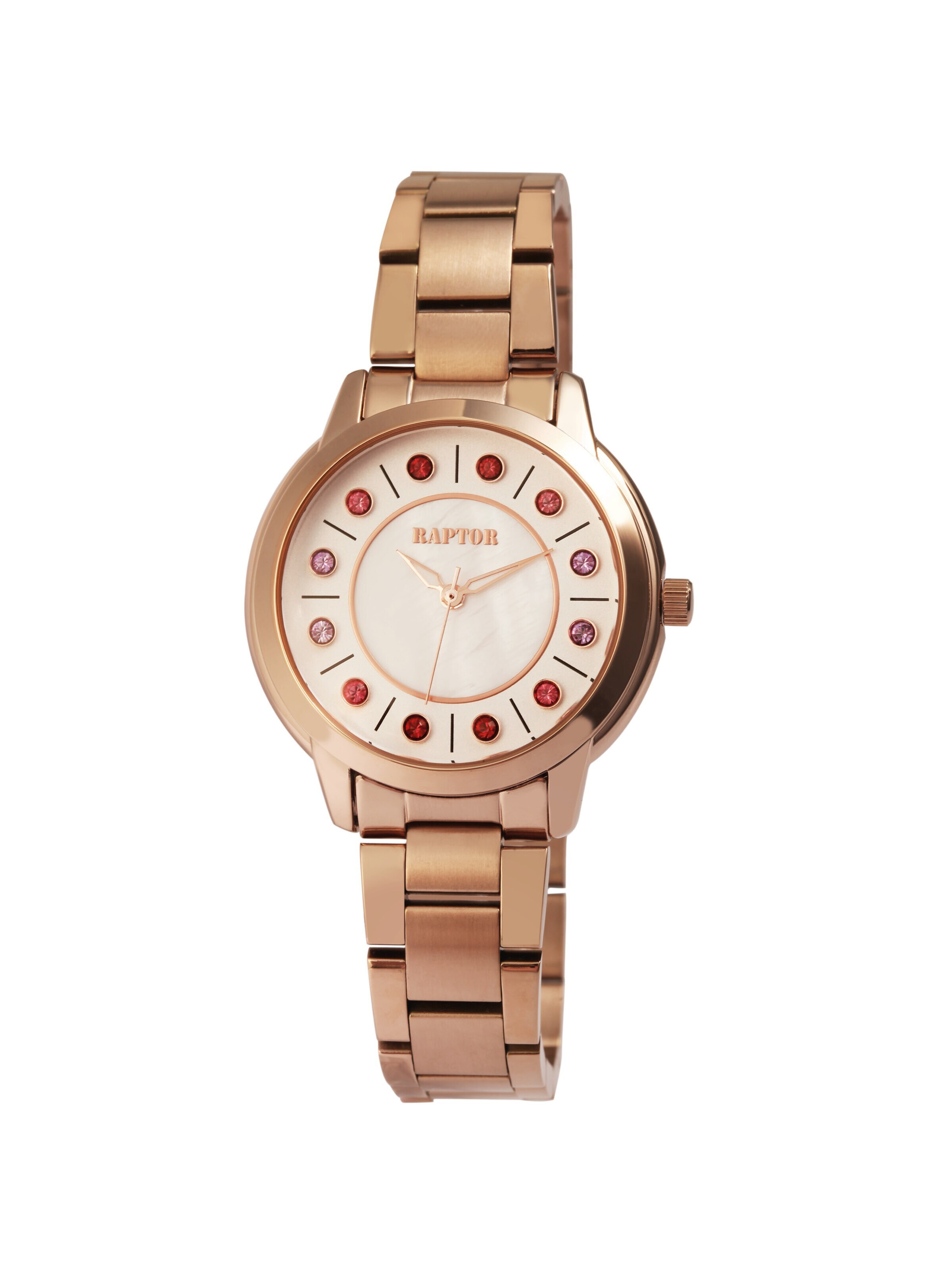 Raptor Analog Watch 'Gloriani, 3 ATM' in Gold