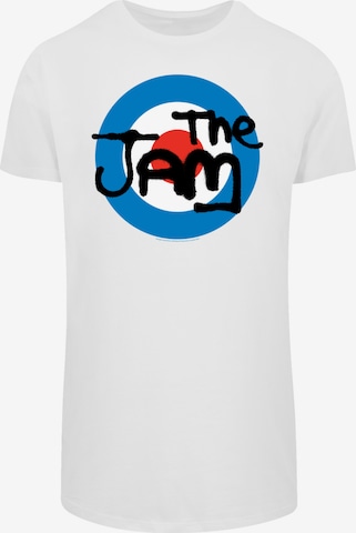F4NT4STIC Shirt 'The Jam Band' in Wit: voorkant