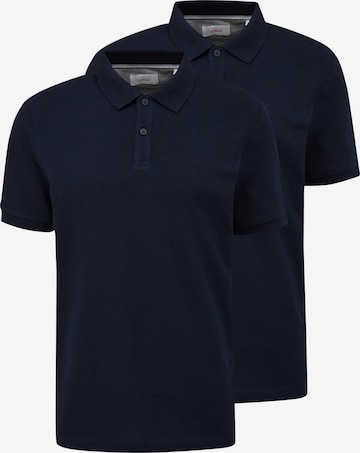 s.Oliver Shirt 'Basic' in Blau: Vorderseite
