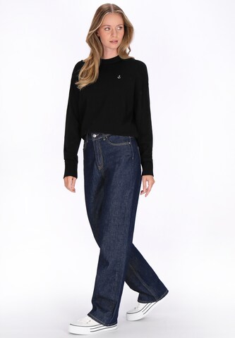 DreiMaster Maritim Pullover in Schwarz