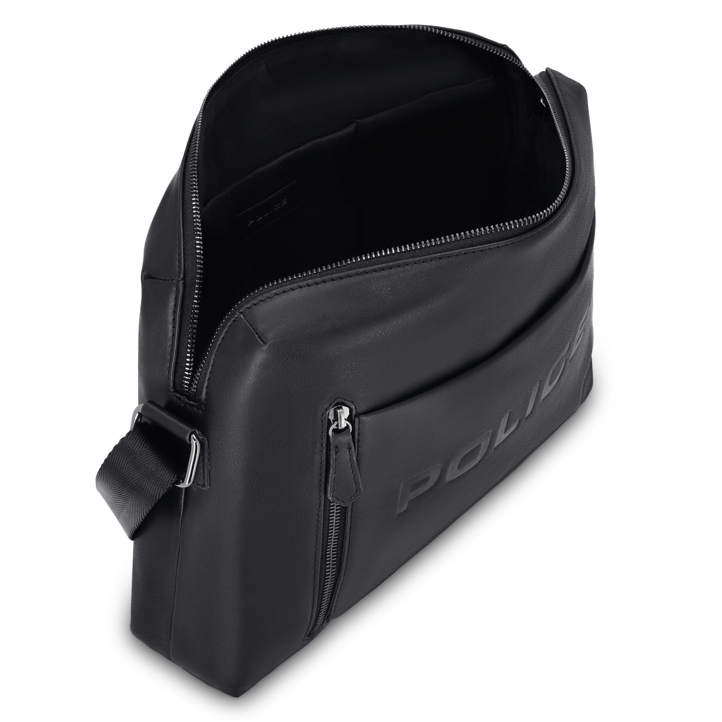 Porte-documents POLICE en noir