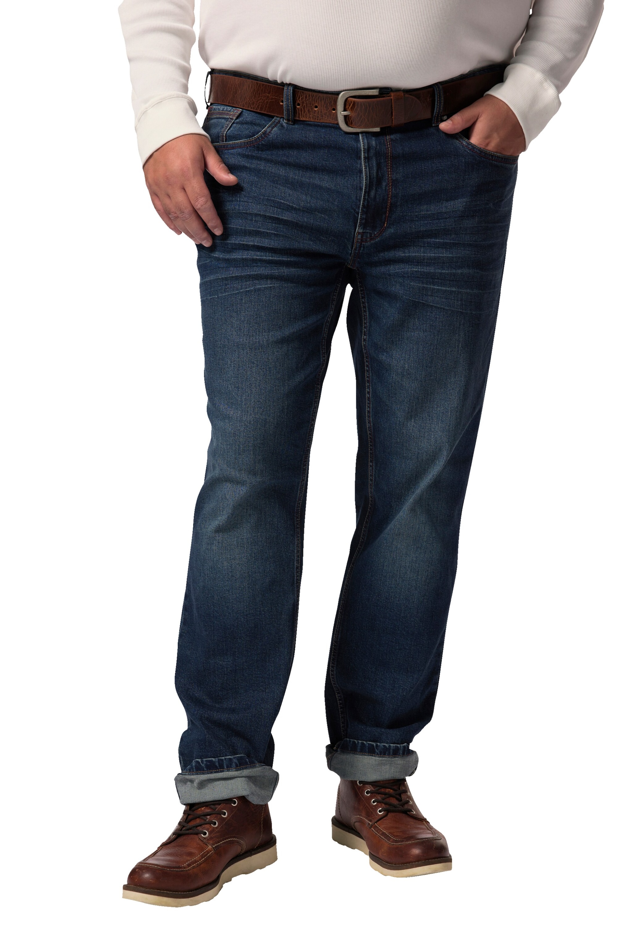 John F. Gee Regular Jeans in Blue: front