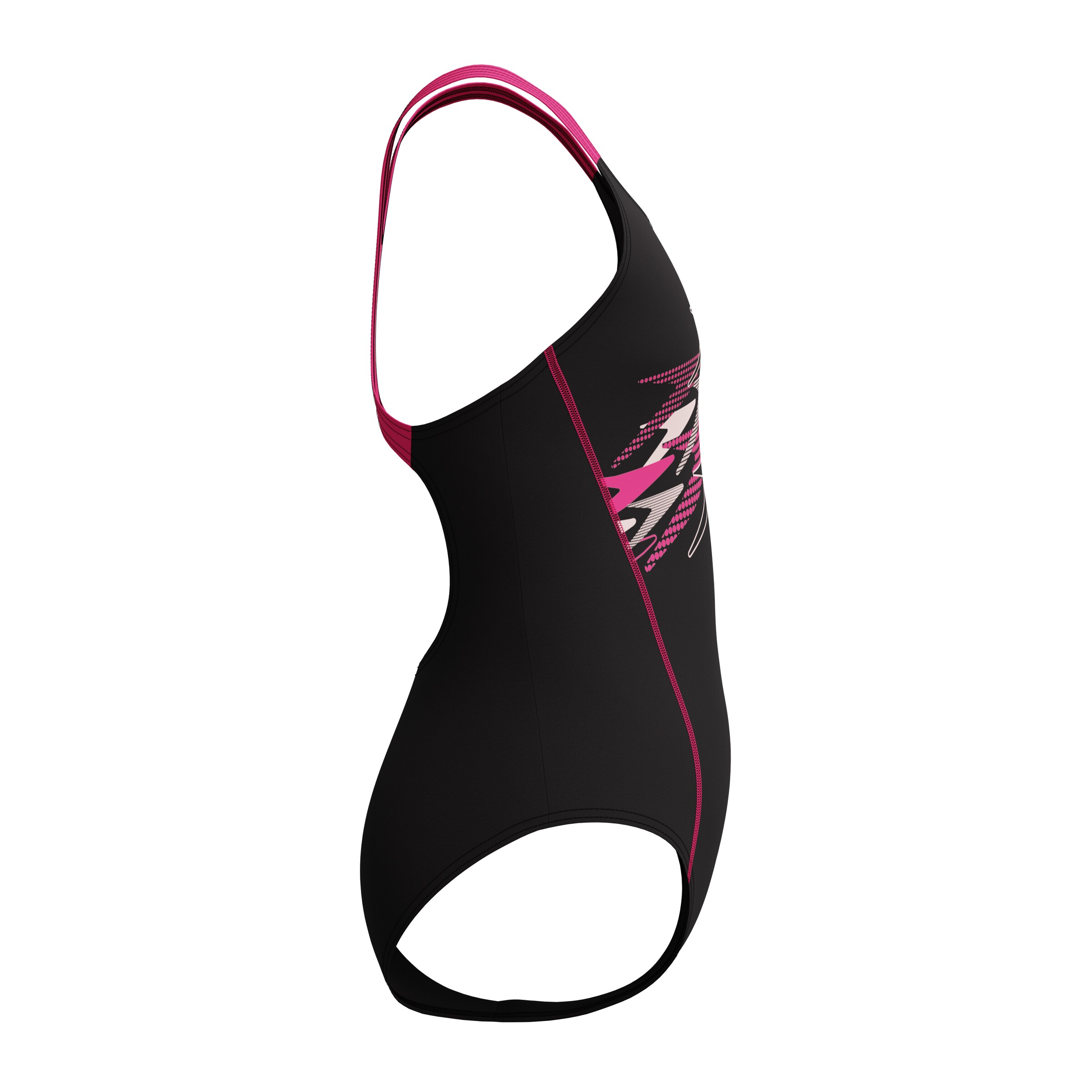 SPEEDO Sportbadeanzug in Schwarz