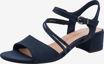 Sandales MARCO TOZZI en bleu : devant