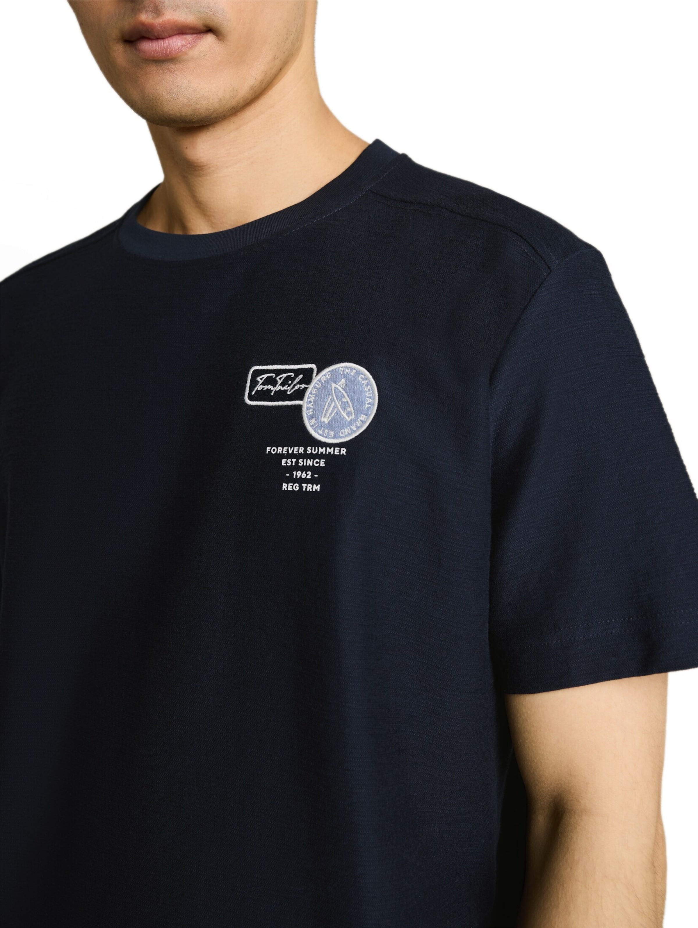 TOM TAILOR T-Shirt in Blau