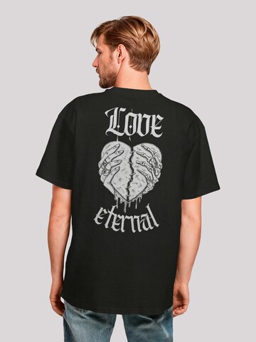 F4NT4STIC Shirt 'Valentines' in Zwart: voorkant