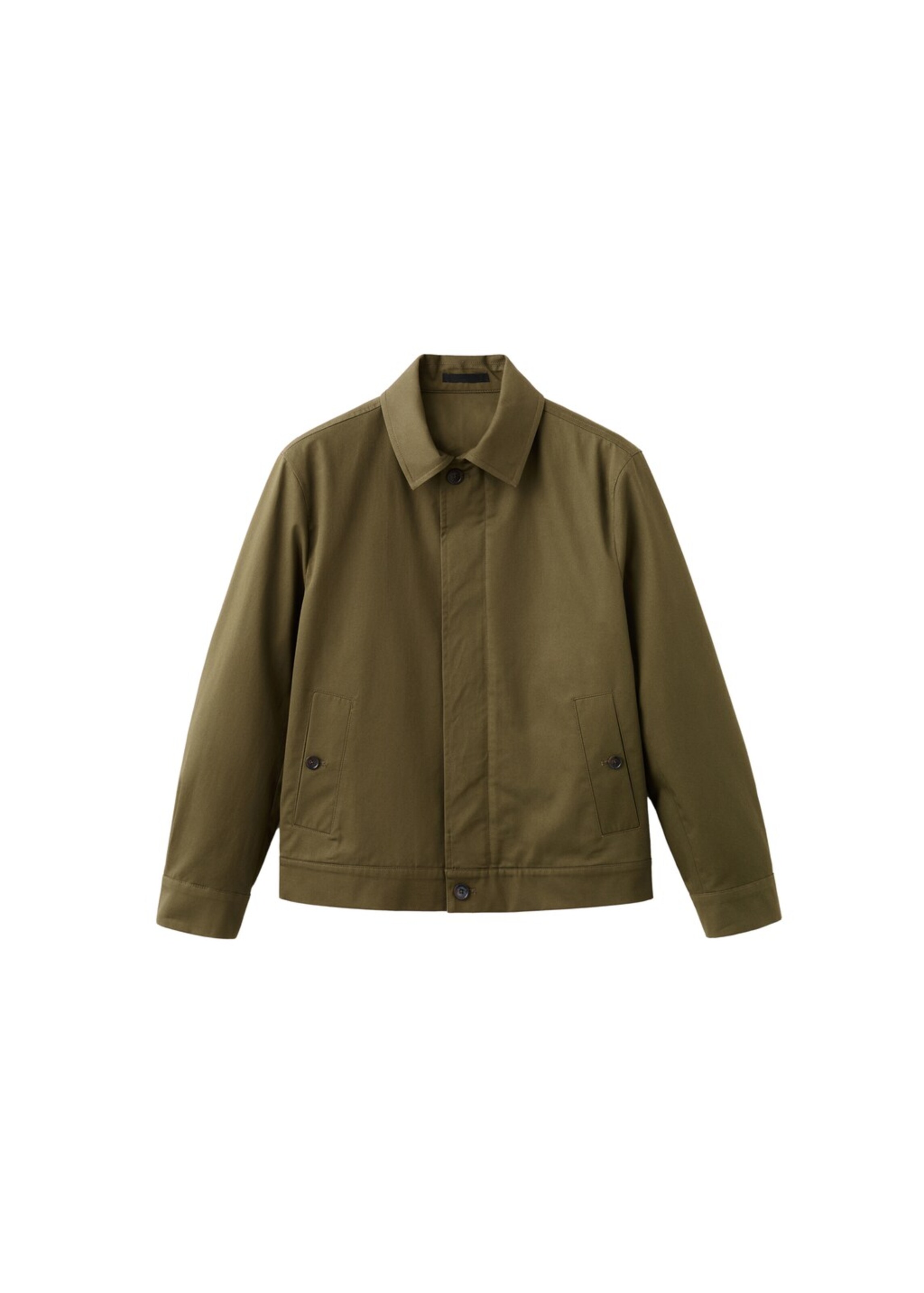 MANGO MAN Between-Season Jacket 'Pascual' in Green: front
