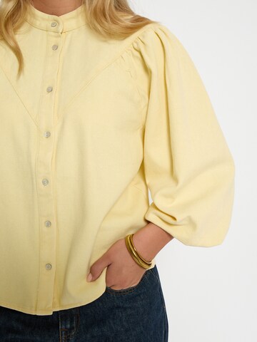 minus Tričko 'Solene' – žlutá