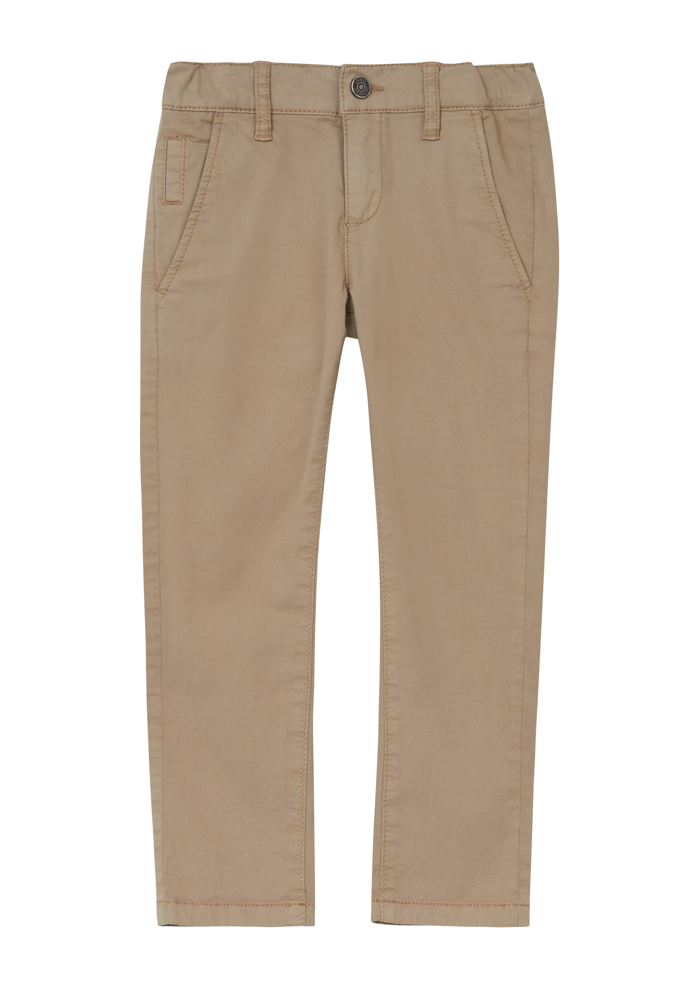 s.Oliver Slimfit Hose in Beige: Vorderseite