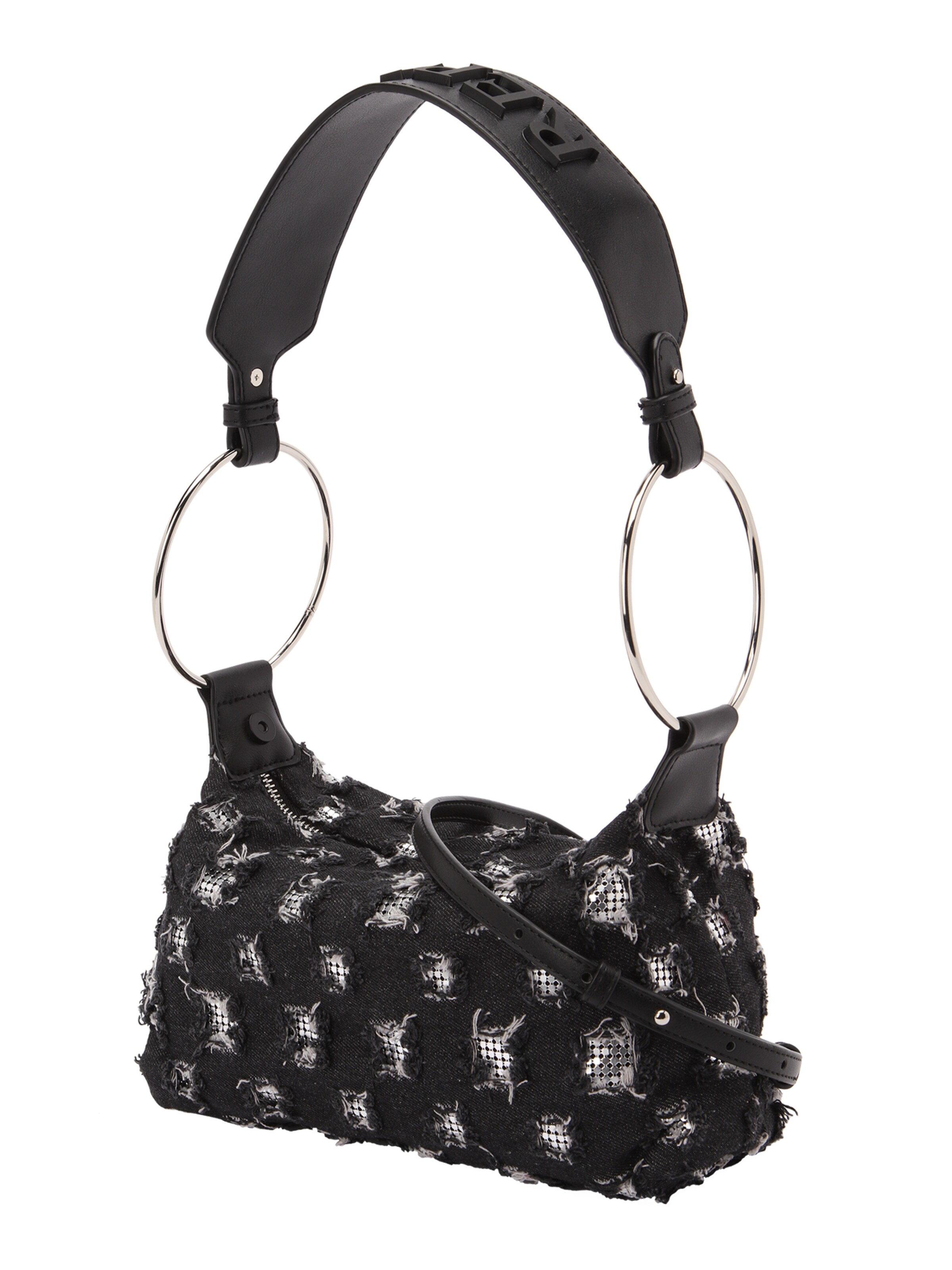 REPLAY Õlakott, värv must