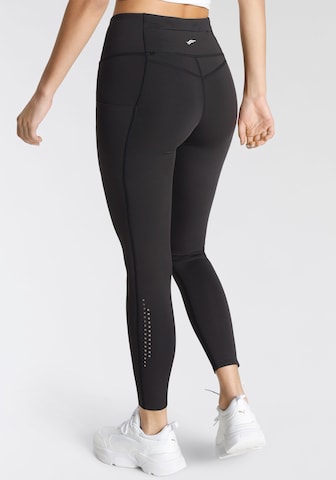 FAYN SPORTS Skinny Sporthose in Schwarz