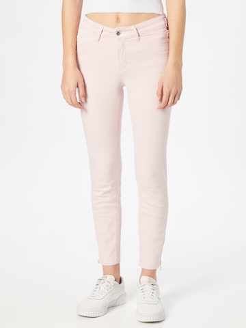 Coupe slim Jean 'DREAM CHIC' MAC en rose : devant